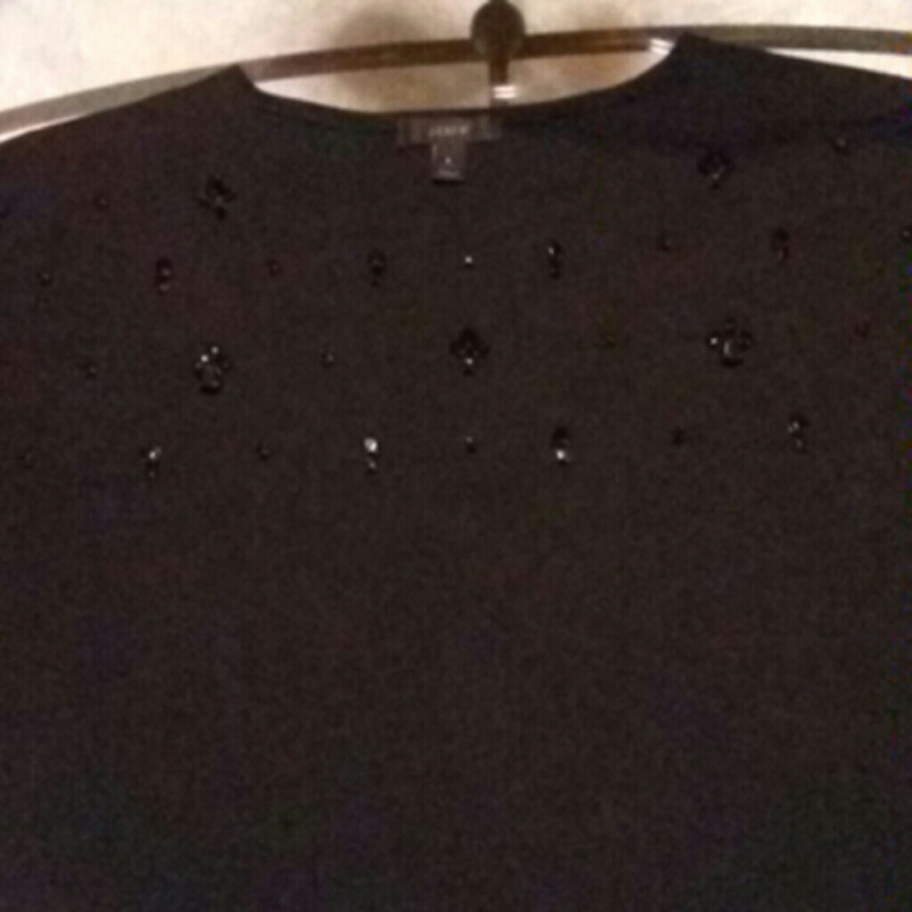 J Crew top black